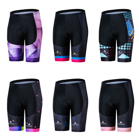 MILOTO new Coolmax 5D Padded Cycling Shorts Shockproof MTB Bicycle Shorts Road Bike mtb shorts Ropa Ciclismo Women ► Photo 1/6