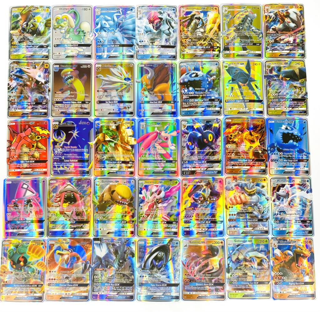 60-300Pcs TOMY POKEMON TAG TEAM GX VMAX V MAX for Shining Game Battle Carte  Card Children Toy