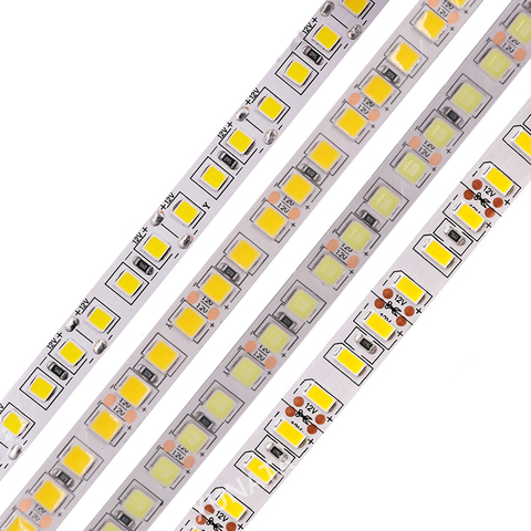 12V 24V Super bright LED Strip SMD 5050 5054 5630 2835 5M 120LEDs/M Flexible Led Tape IP65/IP67 Waterproof Led Lights Stripe ► Photo 1/6