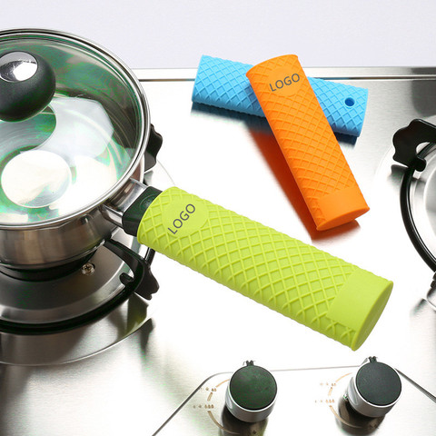 Saucepan Holder Sleeve Slip Cover Grip Cookware Parts Cookware Parts Unique Kitchen Tools Silicone Pot Pan Handle ► Photo 1/6