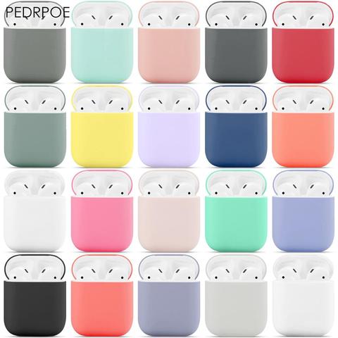 Soft Silicone Cases For Apple Airpods 1/2 Protective Case Bluetooth Wireless Earphone Cover For Apple air pods Charging Box Bags ► Photo 1/6