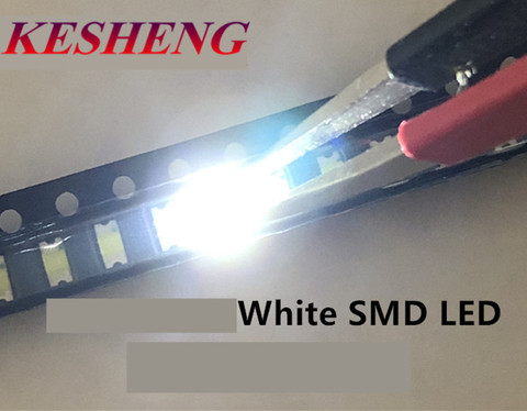 100pcs SMD 0402 0603 0805 2835 3528 1206 5050 5730 3014 4014 Diodo white/warm white light emitting diode SMD super bright LED 3V ► Photo 1/2