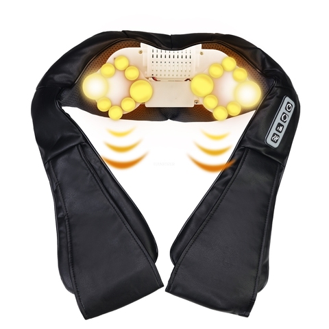 Heat Deep Kneading Infrared Massager U Shape Electrical Shiatsu Massage Back Neck Shoulder Body at Car/Home Infrared Massagem ► Photo 1/6