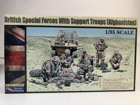 Gecko Models 35GM0023 1/35 British Special Forces with Support Troops Afghanistan  Model Kit ► Photo 1/3