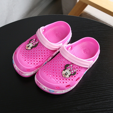 Disney cartoon children's garden shoes boys and girls Mickey Minnie mouse beach sandals and slippers ► Photo 1/6