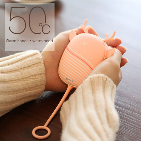 Portable Heater Hand Warmer Heating Pad USB Rechargeable Hand Warmer Pocket Mini Cartoon Electric Heater Warmers with Lamp ► Photo 1/6