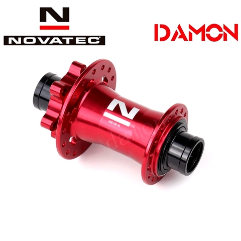 Novatec DH61SB Mtb Disc Brake 32 36 Holes Bicycle Hub DH Thru Axle Downhill Mountain Bike Front Hubs 20mm 110mm 2 Bearings ► Photo 1/6