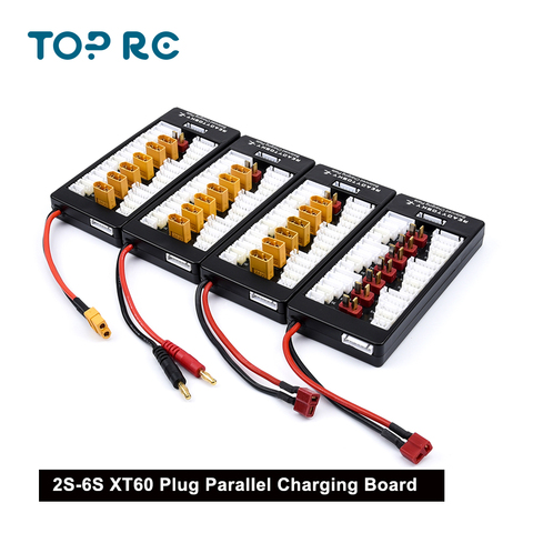 XT60 / T Parallel Charging Adapter Board 2-6s Lipo batteries Charger Plate for Imax B6 B6AC T-plug Deans Charge board ► Photo 1/6