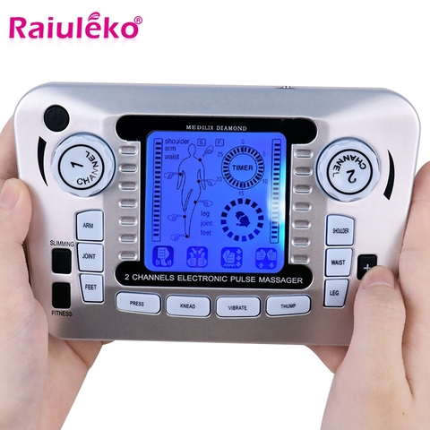 20 Levels Body Massage Electronic Slimming Pulse Massage Muscle Relax Pain Relief Stimulator Tens Acupuncture Therapy Machine ► Photo 1/6