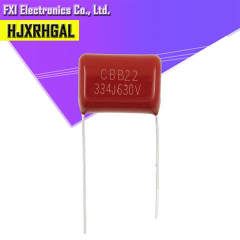 10PCS 630V334J  0.33UF Pitch 15MM 630V 334 330NF CBB Polypropylene film capacitor new ► Photo 1/2