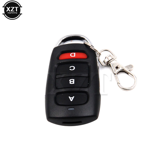 433mhz Universal Garage Door Remote Control 4 Button Nice Car Gate Door Opener Duplicator Clone Cloning Copy Electric Key chain ► Photo 1/4