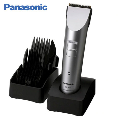 Panasonic ER1420S520 Hair Trimmer Professional hair clipper 3 nozzles Motor speed 7000 rpm Ceramic blades with titanium coating ► Photo 1/6
