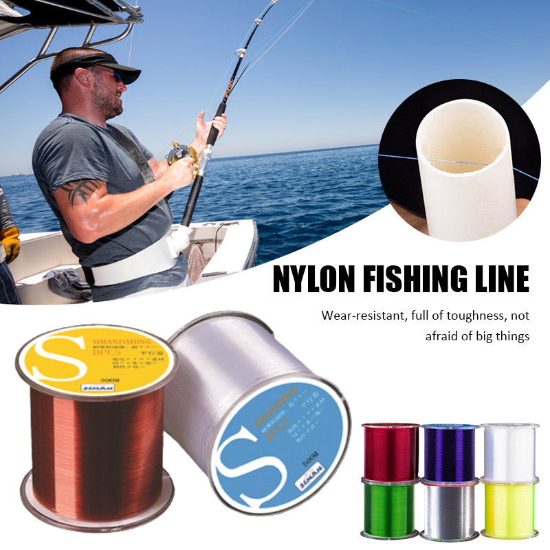 Reaction Tackle Monofilament Fishing Line Nylon Japan Line Super Strong Sea 500m 