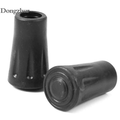 Rubber Antiskid Walking Stick Crutch Cane Bottom Pads Cane Cap Cover Protector Climbing Hiking Trekking Pole Tip 12mm X39mm ► Photo 1/6