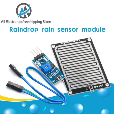 Snow/Raindrops Detection Sensor Module Rain Weather Module Humidity For Arduino ► Photo 1/6