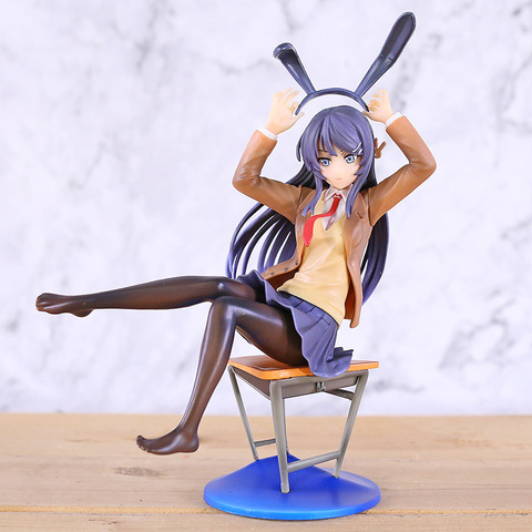 Seishun Buta Yarou Series Sakurajima Mai Bunny Sexy Anime Figures