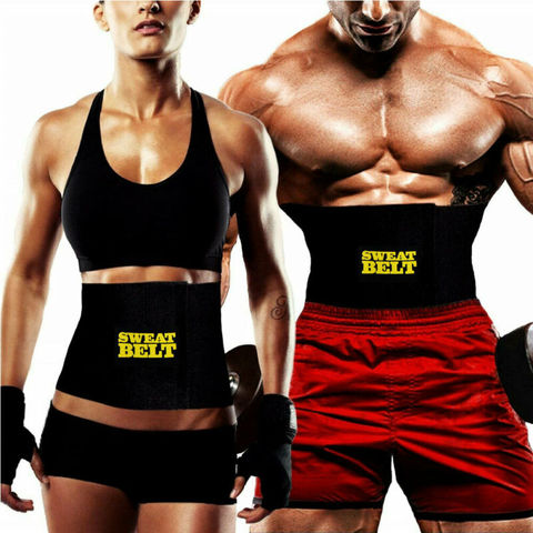 Newest Belt Men Sweat Shaper Body Neoprene Sport Corset Waist Sauna Women Belly Trainer Indoor activities Unisex Shapers ► Photo 1/6