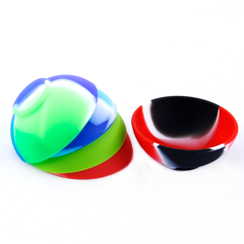 2Pcs Household Silicone Container Bowl Diameter 50mm Multi-Color Tobacco Herb Smoking Container Kitchen Home Smoke Storage Box ► Photo 1/6