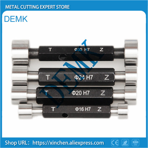 High precision Glossy plug gauge GO/NO GO Gage Metric Gauge H7 internal Precision smooth Gage Fine,Pitch gap Test Tool ► Photo 1/3