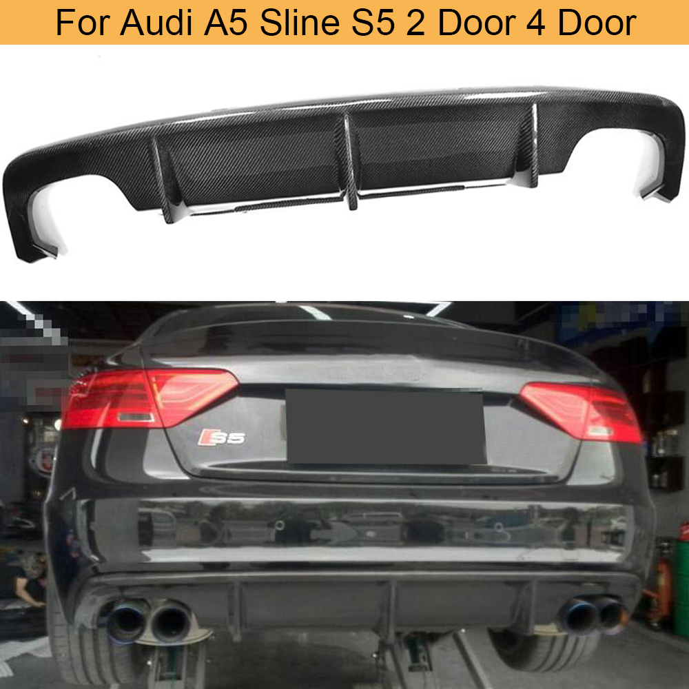 Price History Review On Carbon Fiber Rear Bumper Diffuser Lip For Audi A5 Sline S5 Sedan Convertible Coupe 12 16 Non Standard Rear Diffuser Frp Aliexpress Seller Hspeed Ksline Official