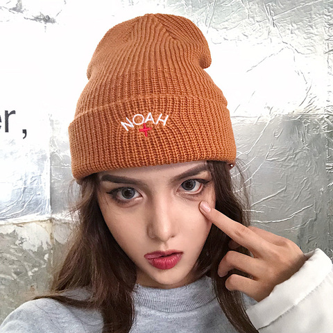 20ss noah Knitted Hat Beanie 3D Embroidery Ski Warm Winter Unisex Noah Beanies Cap winter Noah hat for women men ► Photo 1/6