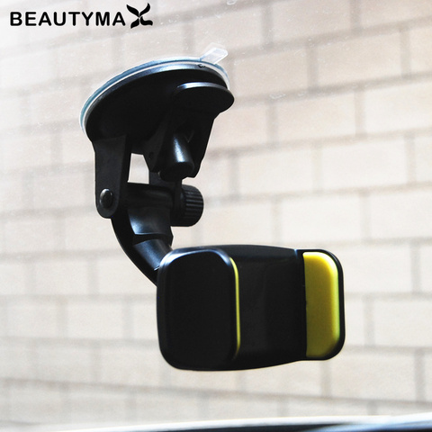 BEAUTYMAX Car Phone Holder Flexible 360 Degree Adjustable Support GPS Car Mount Mobile Phone Holder For Smartphone 3.5-6.5 inch ► Photo 1/6