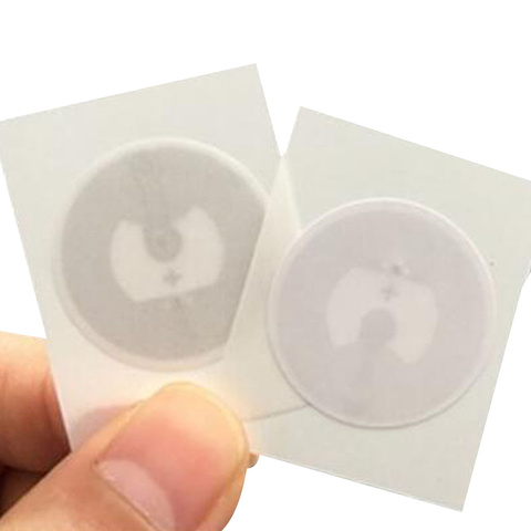 (10PCS/LOT) 25mm NFC Stickers Protocol ISO14443A13.56MHz  213 Universal Label RFID Tags and All NFC Phones ► Photo 1/5