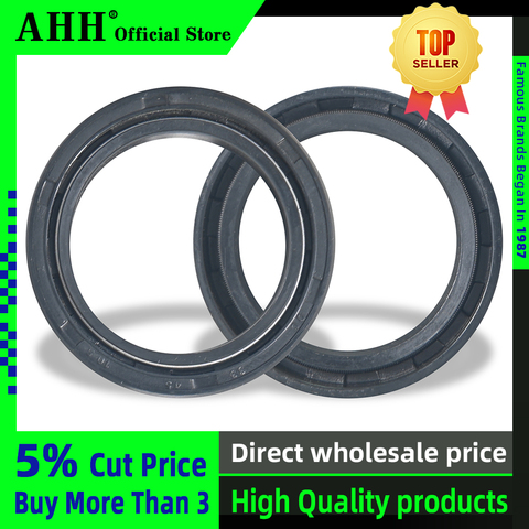 AHH 33**45*10.5 33 45 10.5 Motorcycle Front Fork Damper Shock Absorber sleeve Oil Seal Dust Cover For YAMAHA ► Photo 1/6