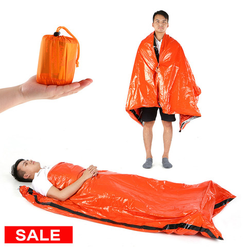 Portable Sleeping Bag Camping Ultralight Sleeping Bag Outdoor Emergency Sleeping Bag With Drawstring Sack For Camping Travel ► Photo 1/1