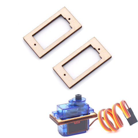 5/10/20pcs Rc Servo Mount Holder Wood Chip For SG90 9g Servo Steering Gear Mounting Seat ► Photo 1/6