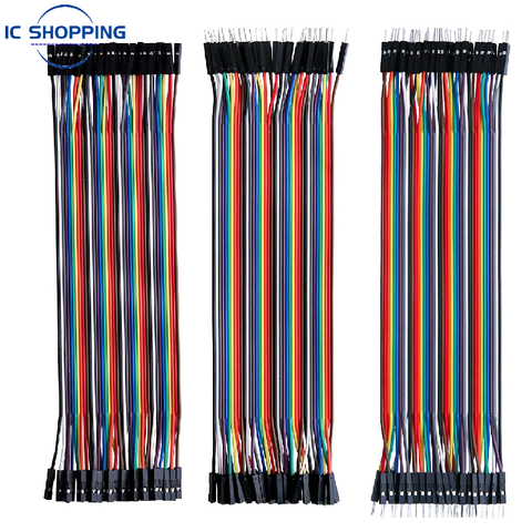 Jumper Wire 40PCS DuPont Line DuPont Cable Connection male to male+female to female and male to female for Arduino DIY KIT ► Photo 1/3