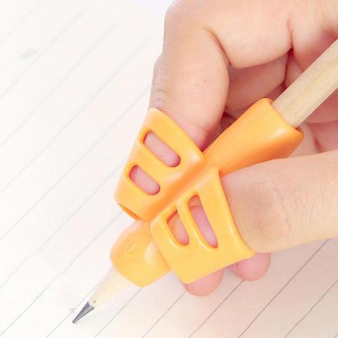 3pcs Silicone Writing Aid Grip for Kids Children Learning Pen Pencil Aid Grip Kids Writing Posture Corrector Pencil Holder Tools ► Photo 1/6