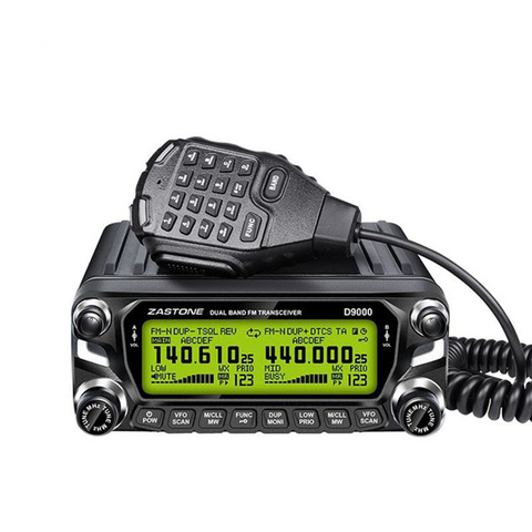 Zastone D9000 Car walkie talkie Radio Station 50W UHF/VHF 136-174/400-520MHz Two way radio Ham HF Transceiver ► Photo 1/6