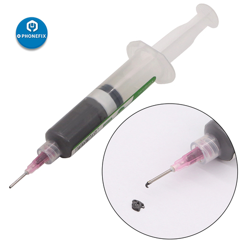 RELIFE RL-403 Solder Paste Flux Circuit Board Repair Syringe 10CC Sn63/Pb37 20-38um no-clean Leaded Soldering Paste ► Photo 1/6