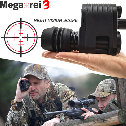 Megaorei 3 Night Vision Rifle Scope HD720P Video Record Photo Taking NV007 Hunting Optical Sight Camera 850nm Laser Infrared IR ► Photo 1/6
