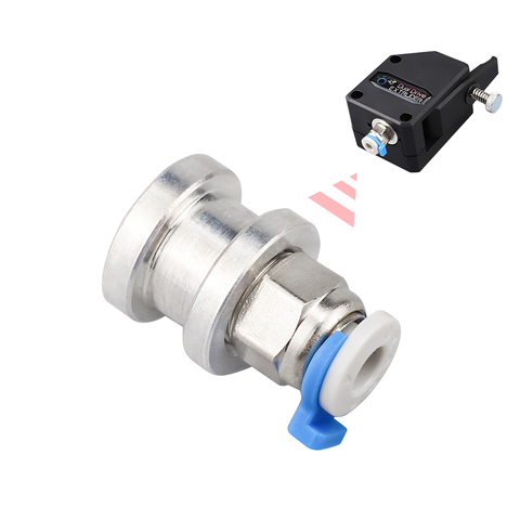 Aluminum alloy Bowden extruder 1.75MM adapter Connector for TItan Extruder BMG Extruder dual drive ext ► Photo 1/6