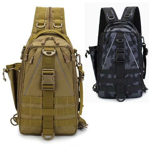 Military Tactical Backpack  Waterproof Shoulder Sports Bag Camouflage Molle Bag Outdoor Riding Hiking Camping Hunting Daypack ► Photo 1/6