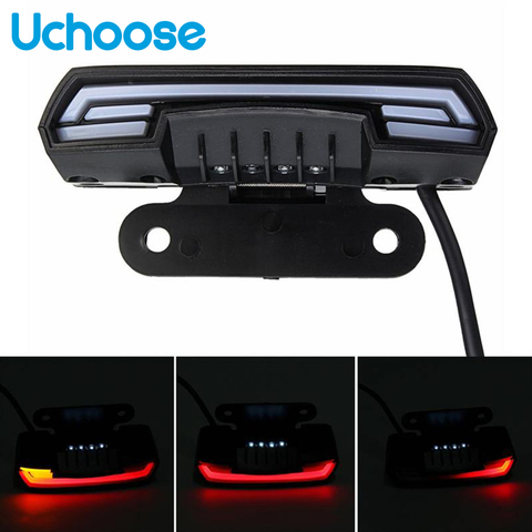 General Waterproof Motorcycle Scooter License Plate Lights Tail Rear Brake Stop Double Flash Warning Turn Signal Lamps Dynamic ► Photo 1/6