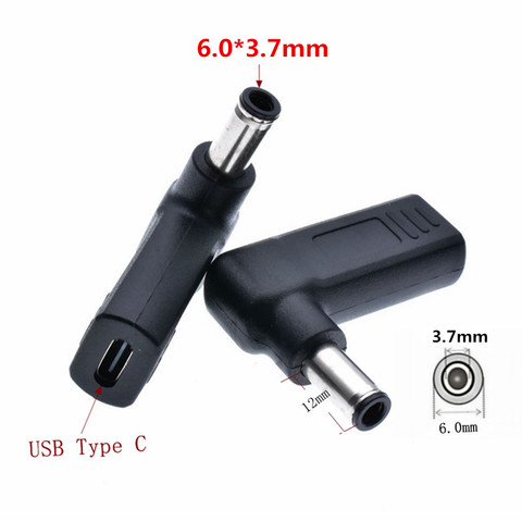 USB Type C Female to 6.0*3.7mm Male Plug Converter Laptop Dc Power Adapter Connector for Asus Notebook PC ► Photo 1/6