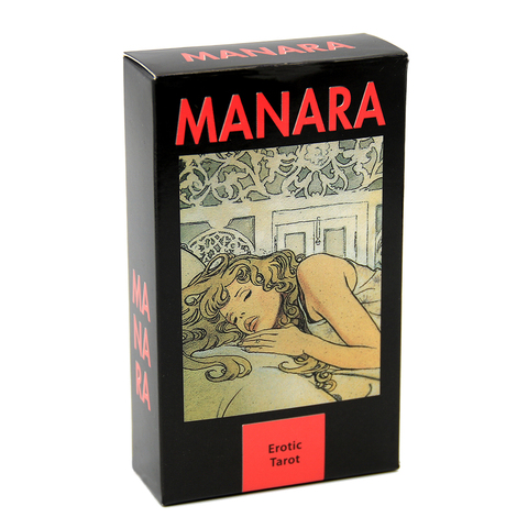 Erotic Tarot of Manara Cards 22 Major Arcana 56 Minor Arcana Divinatory Instructions 78-card Tarot Deck Five Languages Magic ► Photo 1/6