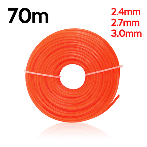 2.4mm/2.7mm/3mm 1LB Grass Trimmer Line Strimmer Brushcutter Trimmer Nylon Rope Cord Line Long Round/Square Roll Grass Rope Line ► Photo 1/6