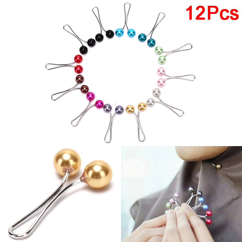 mix color pearl hijab pins muslim