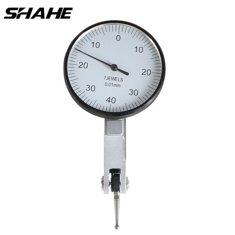 SHAHE 0-0.8 mm 0.01 mm high quality precision lever dial test indicator 0.01 mm dial indicator test measuring tools ► Photo 1/6