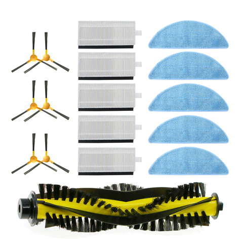 Side brush + Filter + Mop + Roller Brush For NEATSVOR X500/X600 Robot Vacuum Cleaner accessory Replacement Kit ► Photo 1/5
