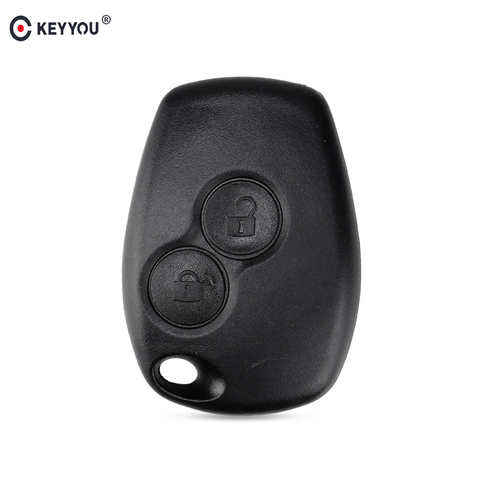 KEYYOU For Renault Megane Modus Espace Laguna Duster Logan DACIA Sandero Fluence Clio Kangoo 2 Button Remote Key Shell Case ► Photo 1/5