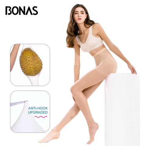 BONAS 40D Tear-resistant Unbreakable Tights Women Pantyhose Sexy High Elasticity Nylon Stockings Female Pantyhose Dropshipper ► Photo 1/6