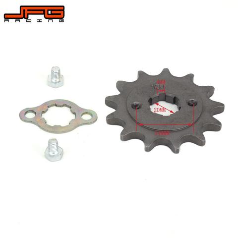 Motorcycle Steel 520 20MM 10 11 12 13 14 15 16 17 T Front Engine Sprocket Chain For Buggys Zongshen HONDA Lifan Loncin Jialing ► Photo 1/6