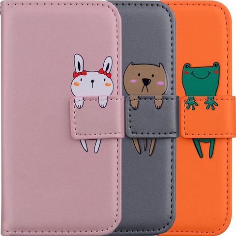 Fashion Flip Leather Cases For iPhone 12 2022 11 Pro XR X XS Max Pet Stand Cover 6 6S 7 8 Plus 5 5S Card Slot Bags SE 2022 D22G ► Photo 1/6