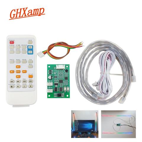 GHXAMP Dual 30 Colorful LED Music Spectrum Level Indicator Audio Flexible Sound Remote Control Soft strip 0.5Meter DC 5V ► Photo 1/6