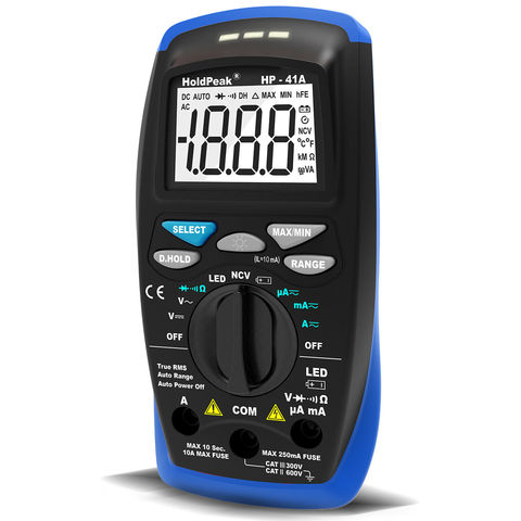 Holdpeak HP-41A Pro Digital Multimeter 200V 10A TrueRMS Current NCV Voltage Resistance LED Test ,measure DC & AC voltage etc. ► Photo 1/6